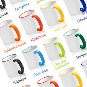 Чашка з друком біла